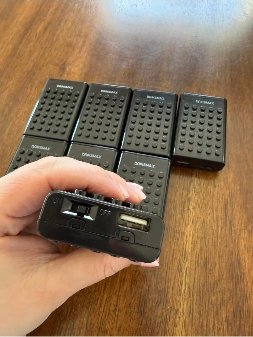 BRIKSMAX Block Type Large Battery Box for Lego Lighting Kits